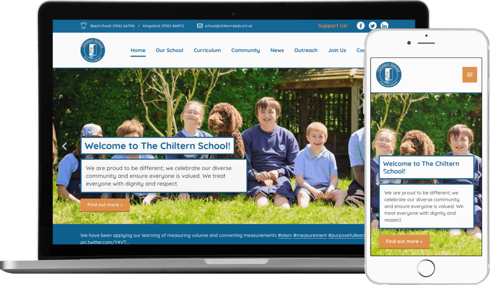 The Chiltern School website